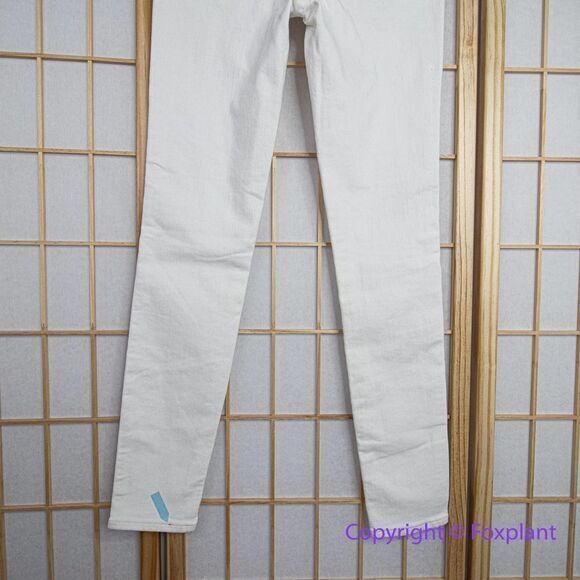 NEW Madewell 10" High-Rise Skinny Jeans in Pure White, 26 - Picture 13 of 16